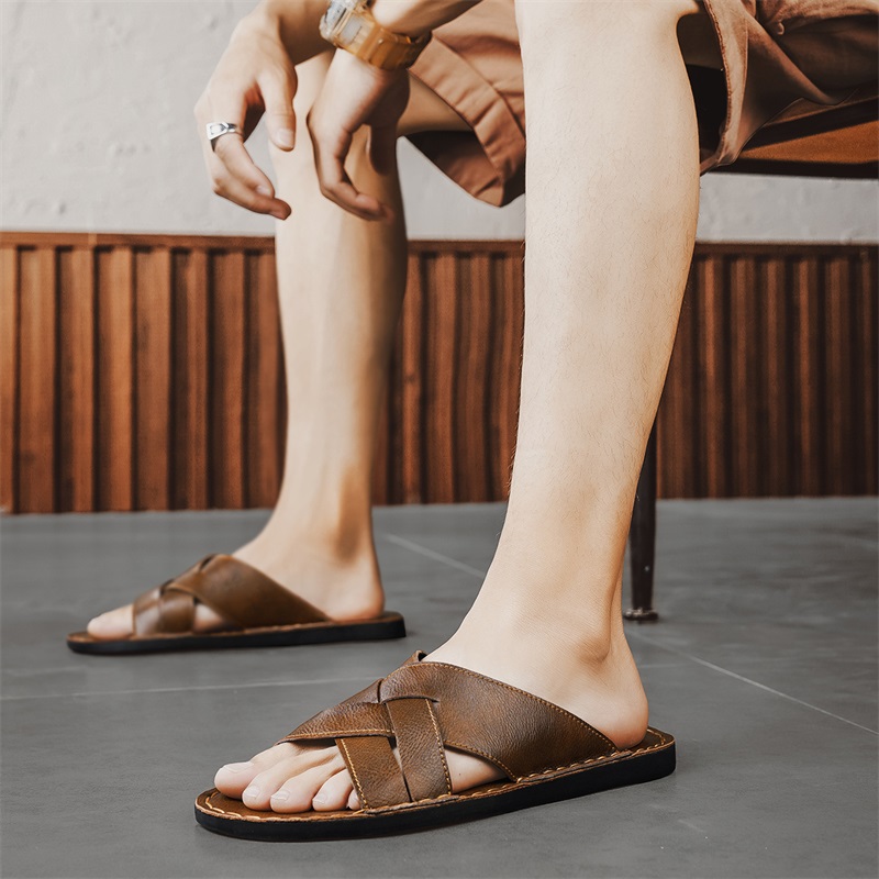 Echtes Leder Herren Casual San – Flip Flop Leather Men Bewertung und Preis
