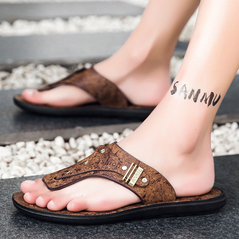 2026 Neue Herren-Flip-Flops au – Flip Flop Leather Men Bewertung und Preis