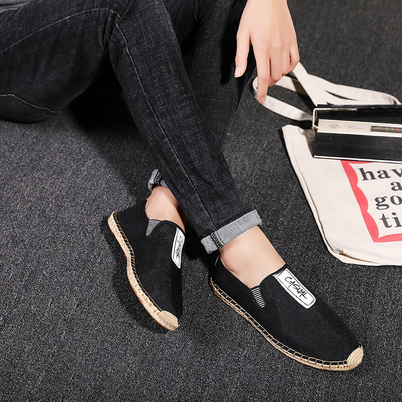 Leinen Herren Freizeitschuhe L – Espadrille Slip On Bewertung und Preis
